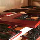 【輪島塗】楽 NERIKANSHITSU 漆スクリーン 竹林シリーズ (3点)