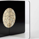 【嵯峨螺鈿】野村 スタンドミラー Vison-Visu_big (白蝶貝)