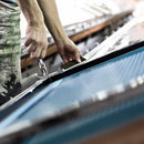 【日傘】スター グレー (栗木)｜手捺染