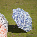 【日傘】スター ブルー (栗木)｜手捺染｜手捺染