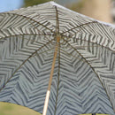 【日傘】スター グレー (栗木)｜手捺染