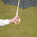 【日傘】スター グレー (栗木)｜手捺染