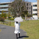 【日傘】スター グレー (栗木)｜手捺染