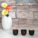 【ぐい吞】3点セット 羽反 | 八雲塗