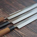 【先丸蛸引包丁】330mm 白二鋼水焼本焼 鏡面波浮かし 一位八角柄 | 堺刃物 | 郷右馬允義弘